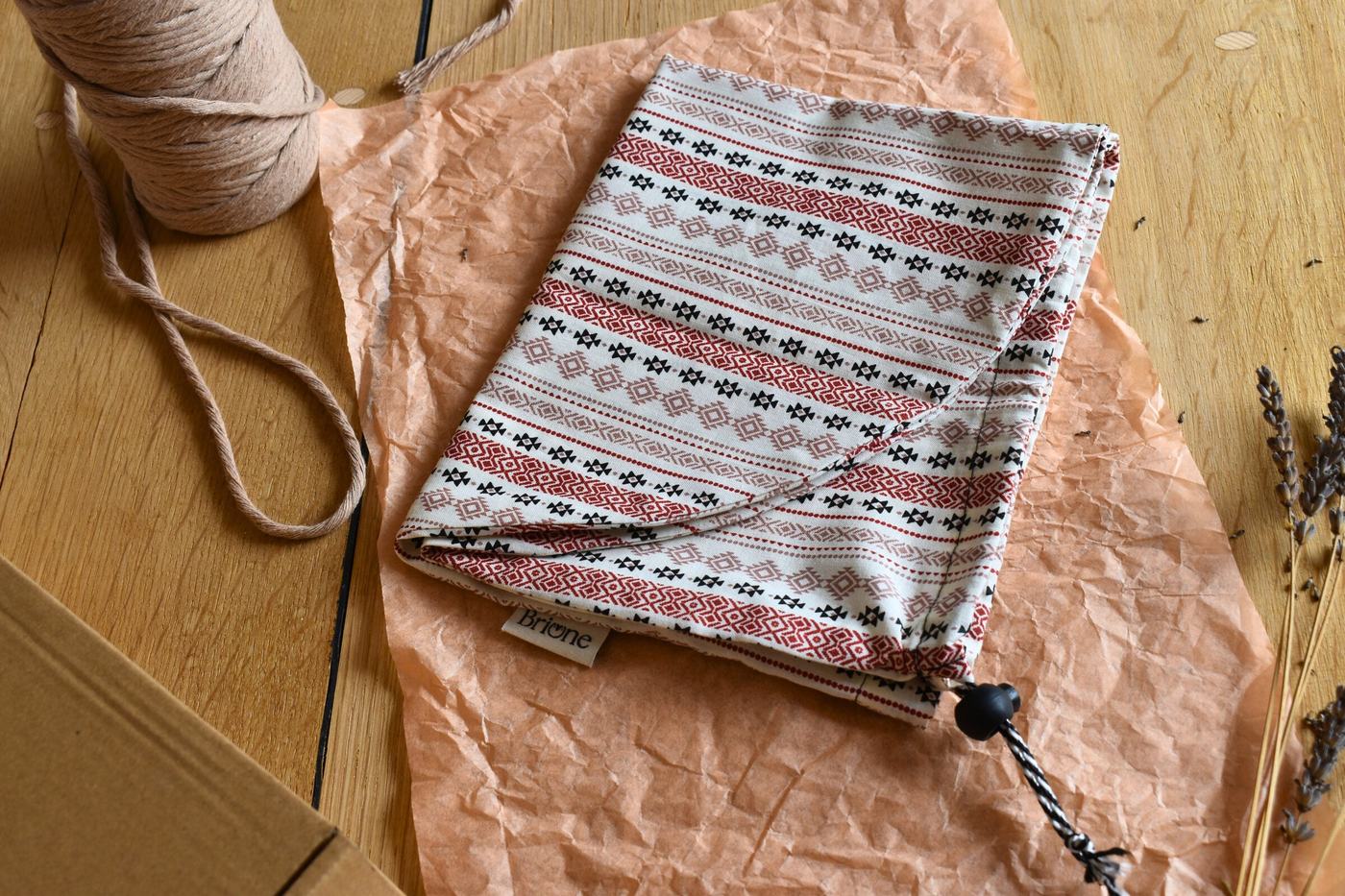Housse de bombe Briune en coton, motif aztèque